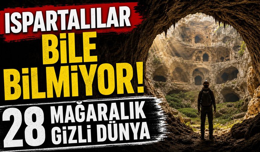 Ispartalılar Bile Bilmiyor! 28 Mağaralık Gizli Dünya