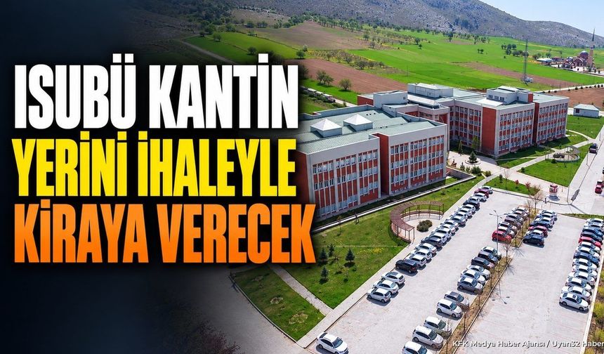 ISUBÜ KANTİN İHALESİ
