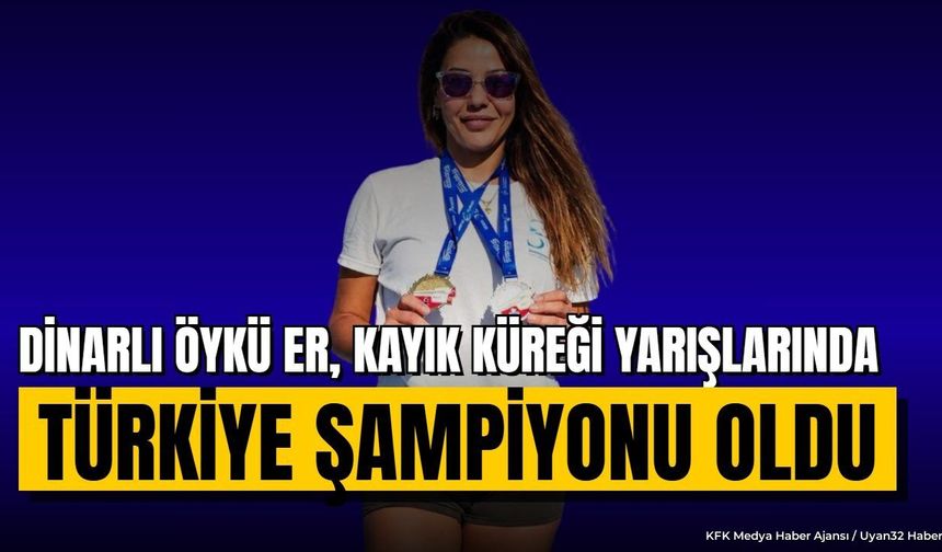 Kayık Küreğinde Türkiye Şampiyonluğu: Öykü Er Zirveye Çıktı