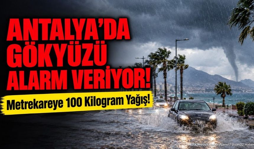 Meteoroloji'den Antalya İçin Kritik Uyarı: Sağanak Ve Hortum Geliyor