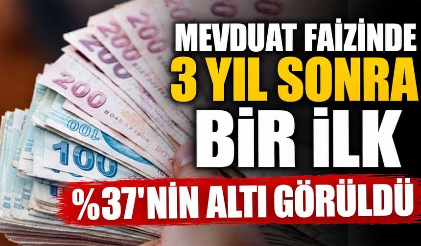 Paradan para kazanma dönemi bitiyor mu? Mevduat faizinde 2023’ten bu yana bir ilk