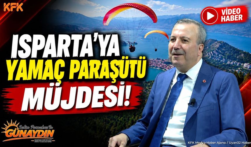 EĞİRDİR'DE YAMAÇ PARAŞÜTÜ DÖNEMİ