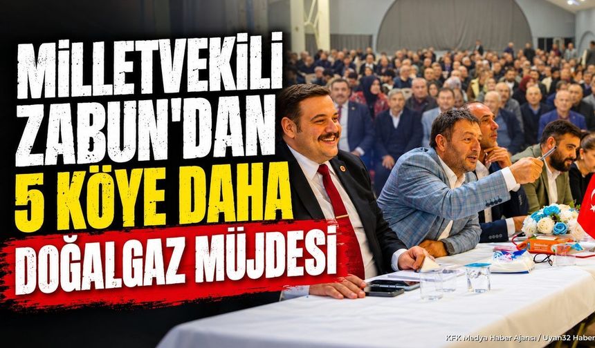 YALVAÇ'IN O KÖYLERİNE DOĞALGAZ!