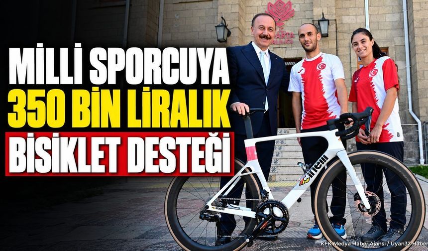 VALİDEN MİLLİ SPORCULARA DESTEK