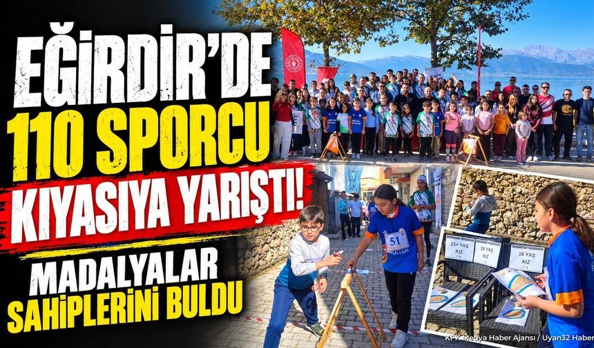EĞİRDİR'DE ORYANTİRİNG HEYECANI