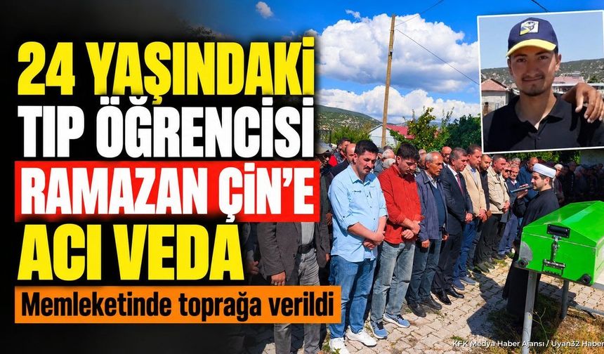 GENÇ TIP ÖĞRENCİSİNE ACI VEDA