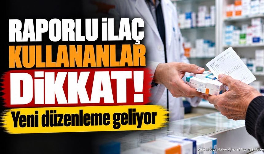 REÇETE ÇİLESİNE SON VERİLECEK!