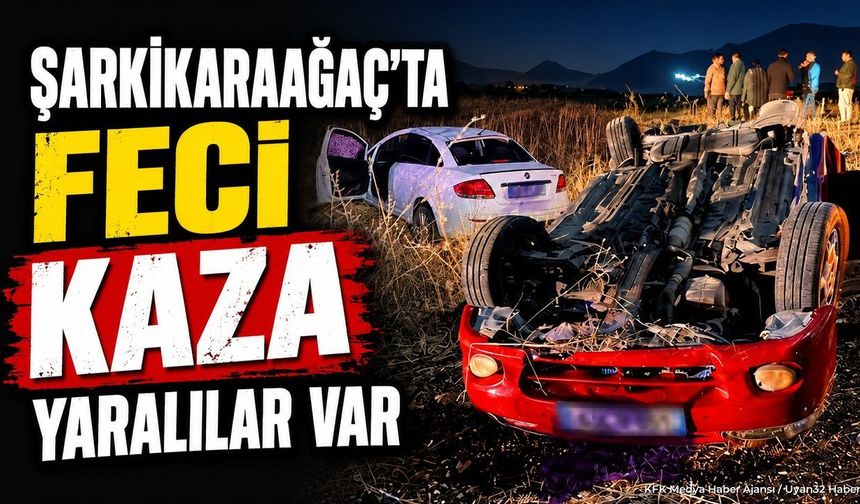 ŞARKİKARAAĞAÇ'TA KAZA