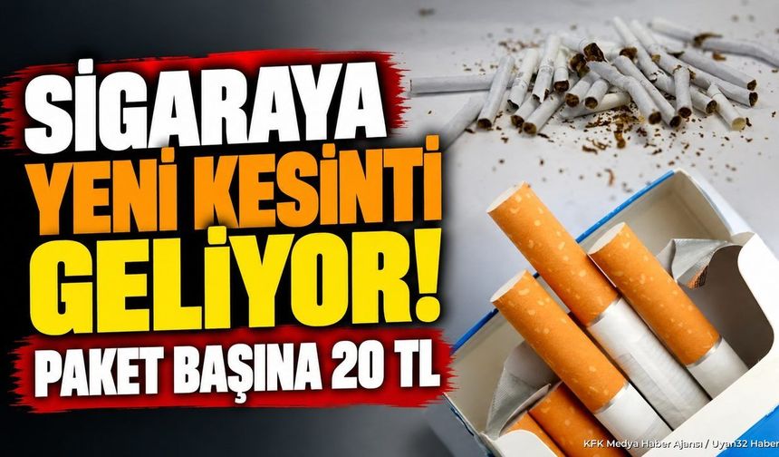 SİGARA VE ATIŞTIRMALIĞA FON DÜZENLEMESİ