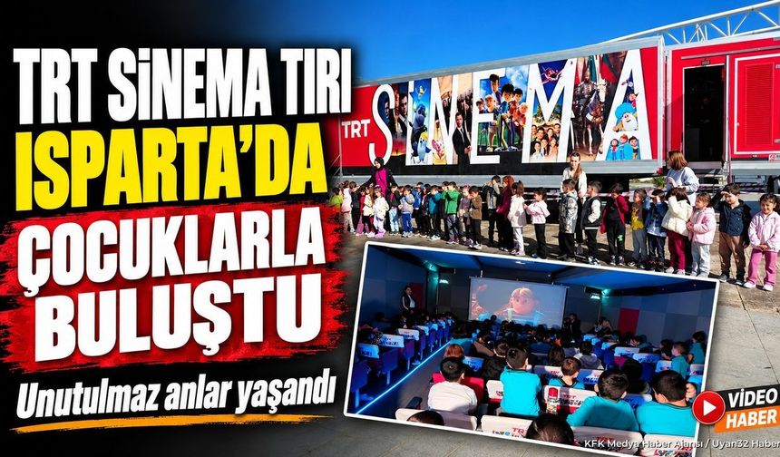 TRT SİNEMA TIRI ISPARTA'DA