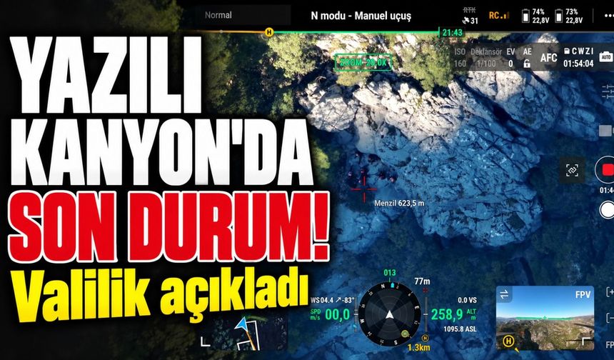 YAZILI KANYON'DA KURTARMA