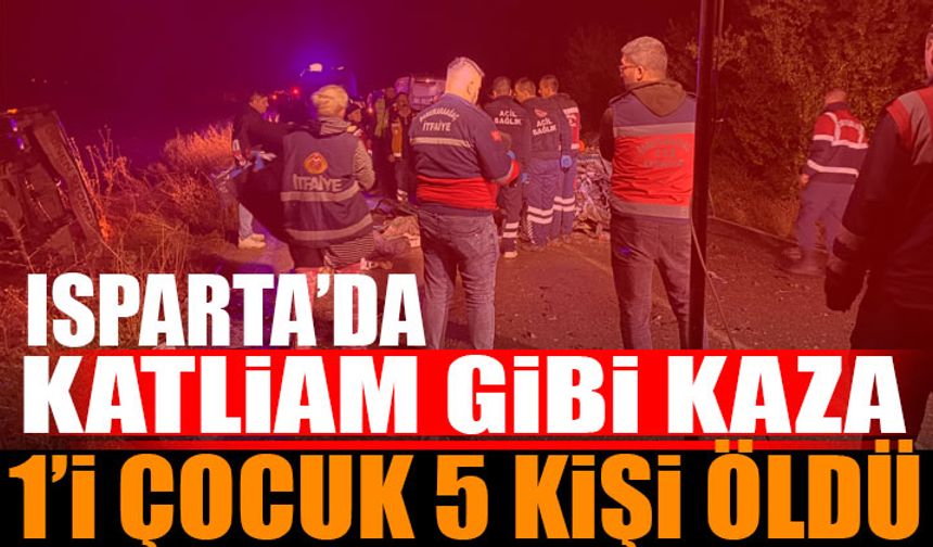 Şarkikaraağaç'ta Katliam Gibi Kaza