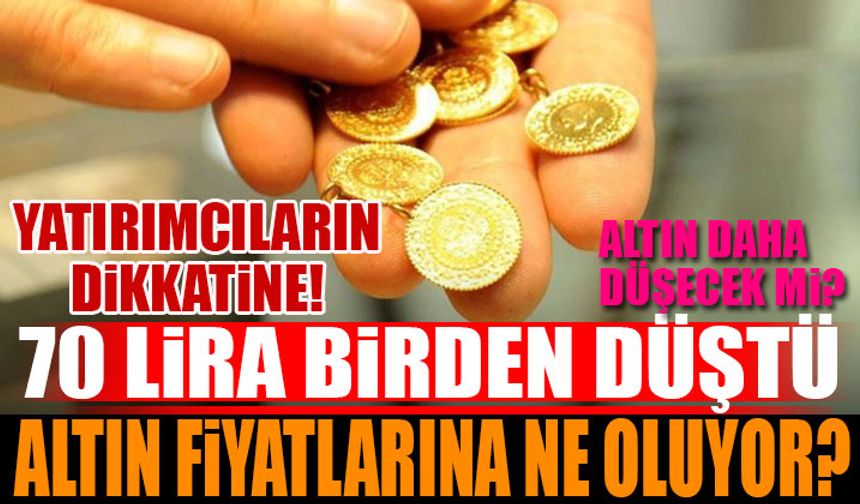 Gram Altın 70 Lira Birden Düştü Yatırımcılar Dikkat