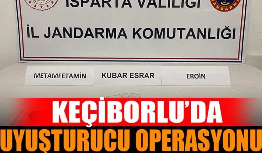 Keçiborlu'nda Büyük Uyuşturucu Operasyonu