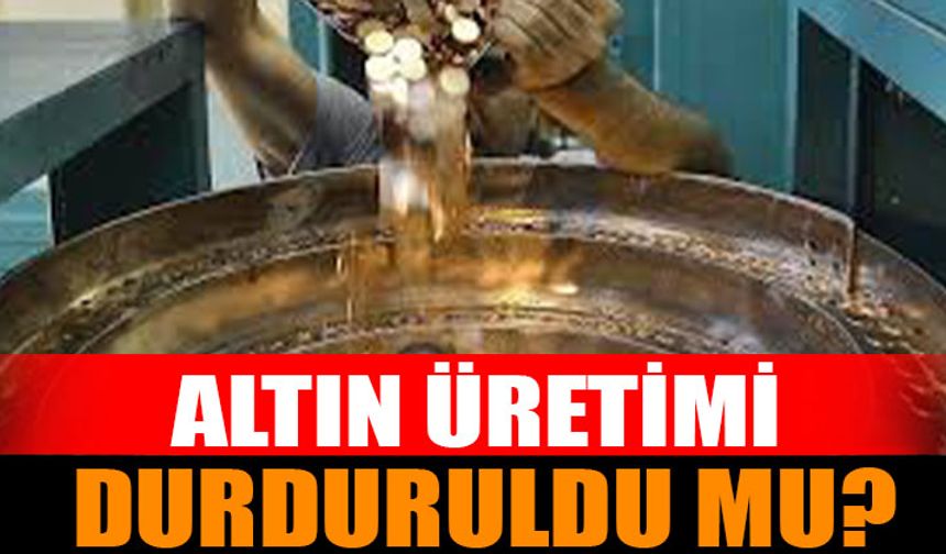 Altın Üretimi Durduruldu Mu?