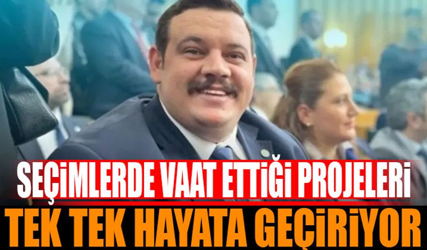 Mustafa Kodal seçimlerde vaat ettiği projeleri birer birer hayata geçiyor