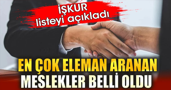 Isparta'da en çok eleman aranan iş grubu belli oldu!