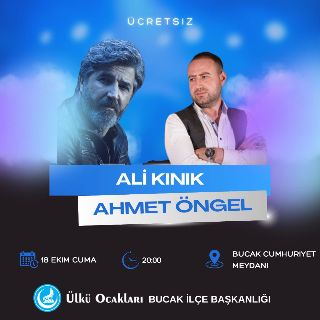 Ali Kınık Ve Ahmet Öngel Bucak’a Geliyor