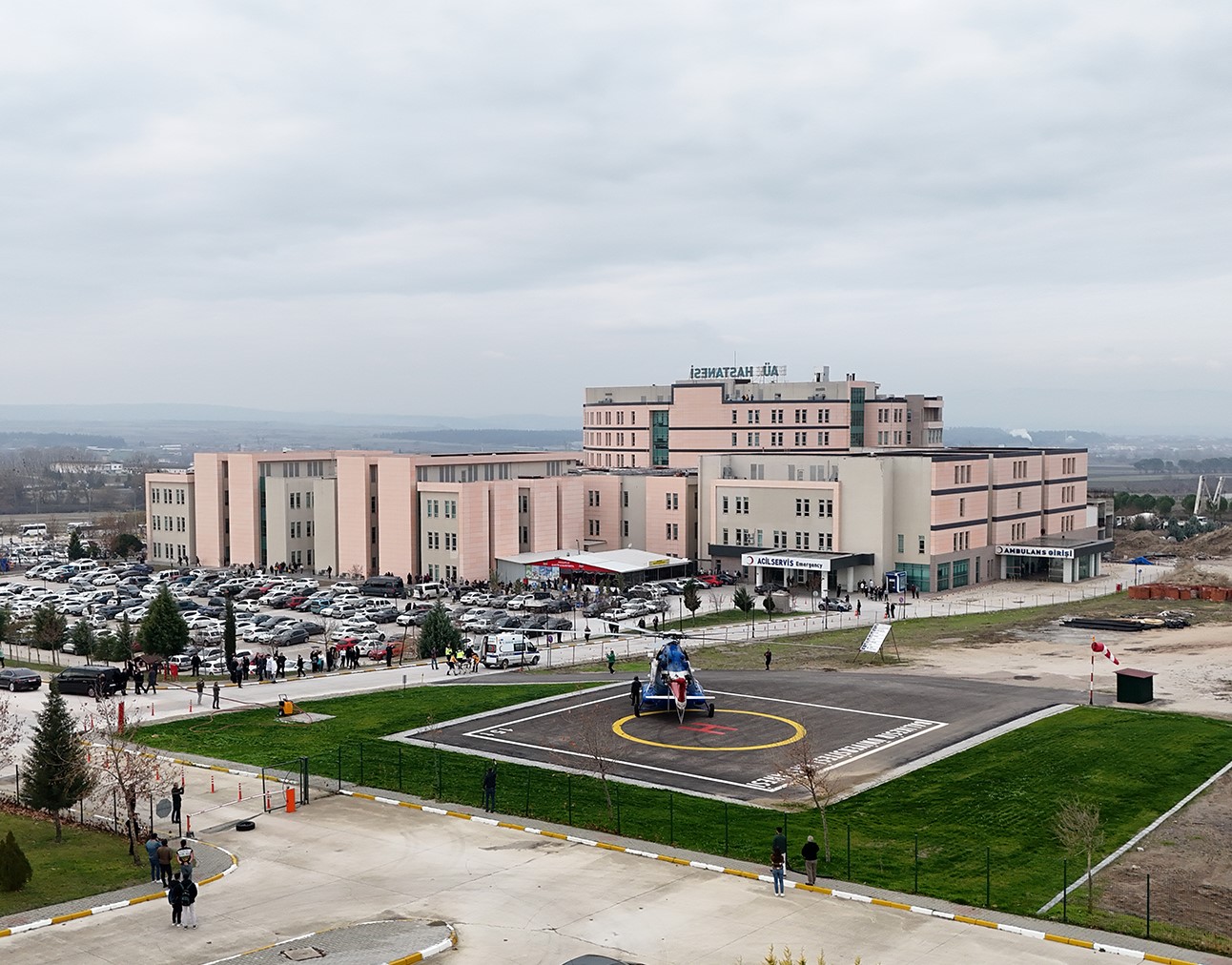 Balikesir Universitesi Hastanesinde Heliport Acil Inis Alani Acildi