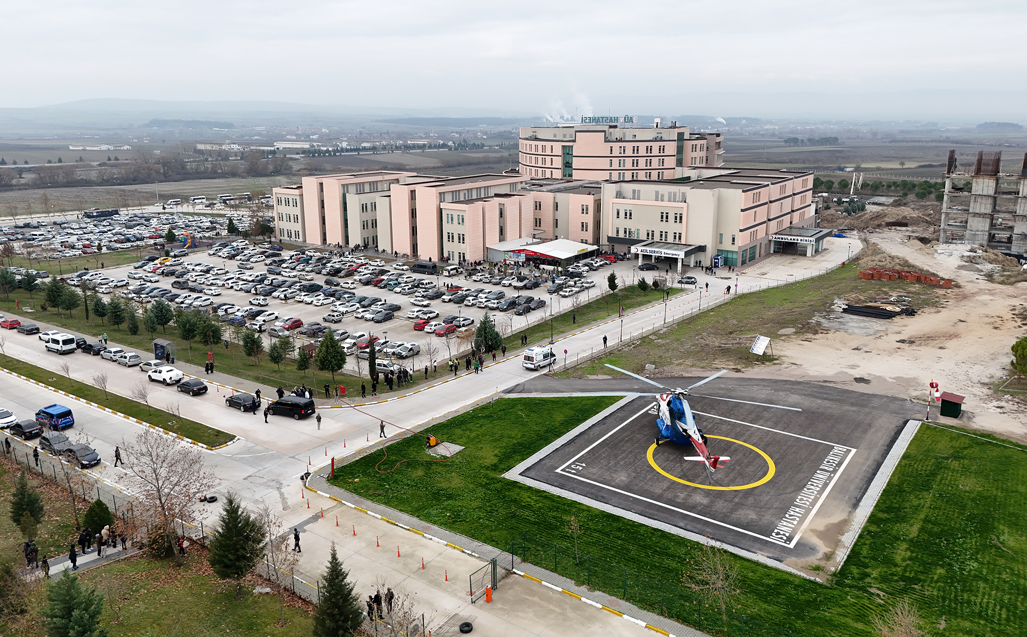 Balikesir Universitesi Hastanesinde Heliport Acil Inis Alani Acildi2