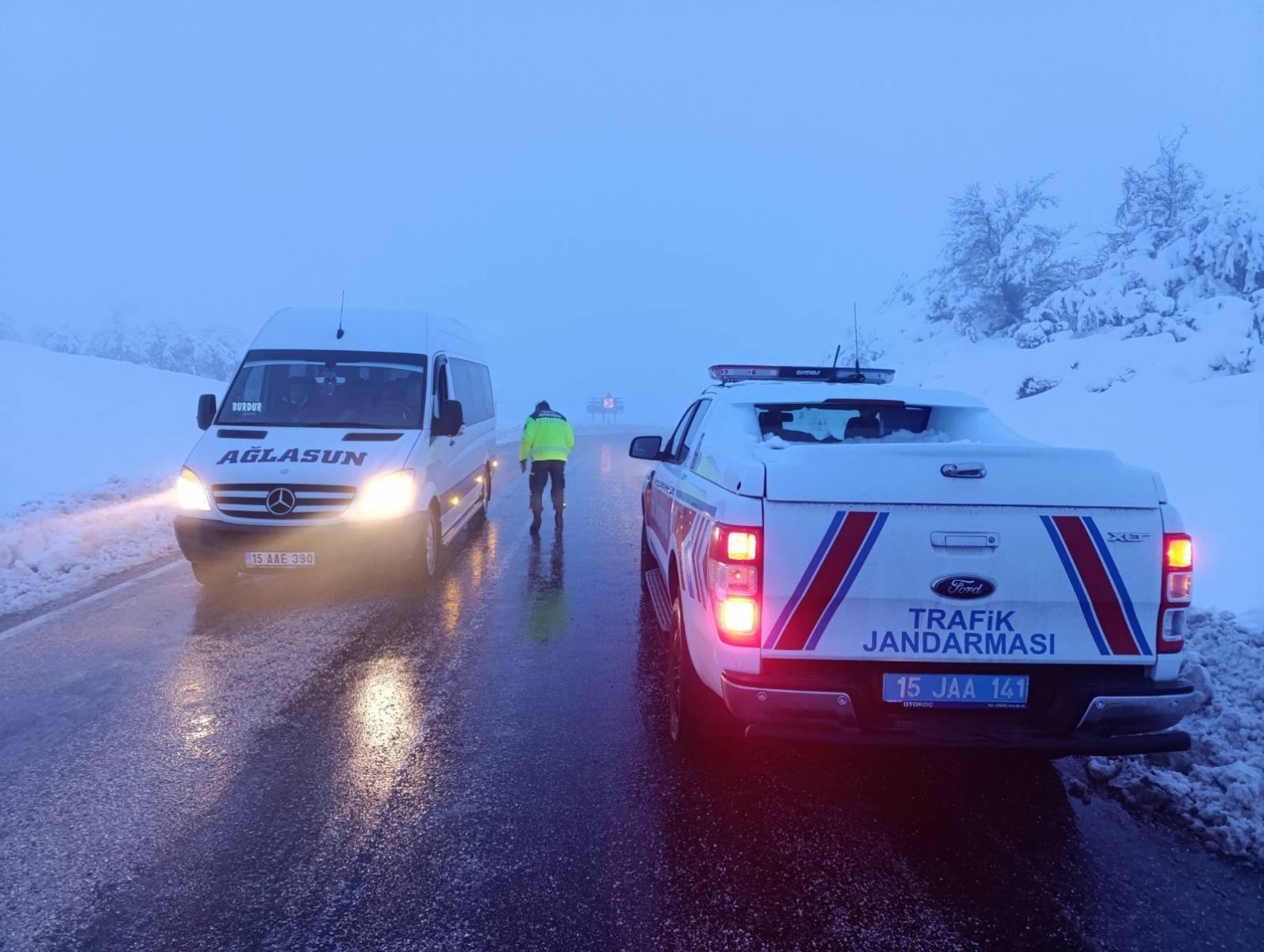 Karla Mücadele Burdurda Ekipler 7 24 Görev Başında 3