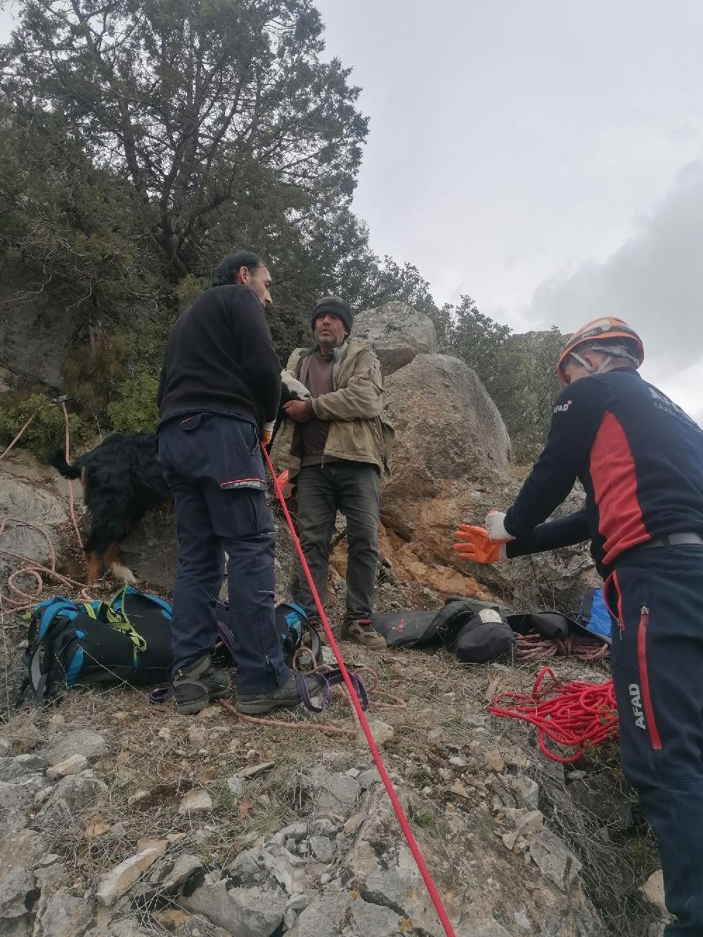 Burdur’da Keçiler Mahsur Kaldı! 1