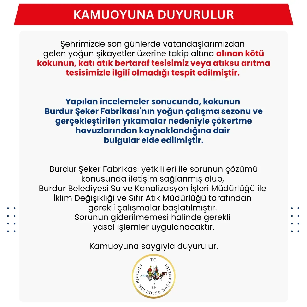 Burdur'da Rahatsızlık Yaratan Kötü Kokunun Kaynağı Açıklandı 1