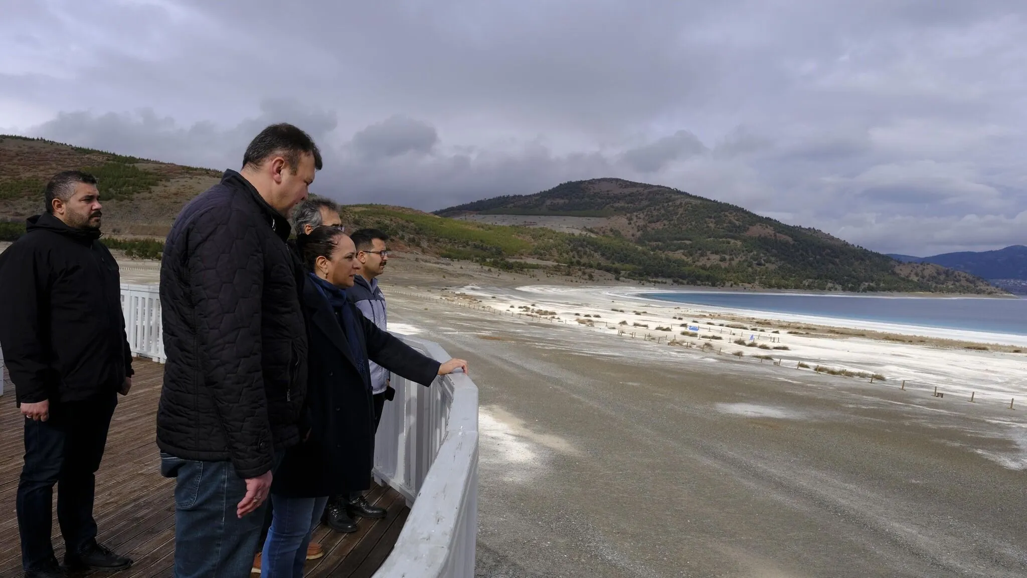 Salda Gölü’nün Beyaz Cennetinde Çalışmalar Devam Ediyor 1