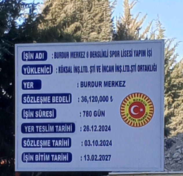 Burdur’a Spor Lisesi Geliyor! 1