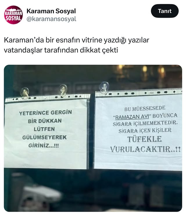 Ramazan Ayi Boyunca Sigara Icen Kisiler Tufekle Vurulacaktir