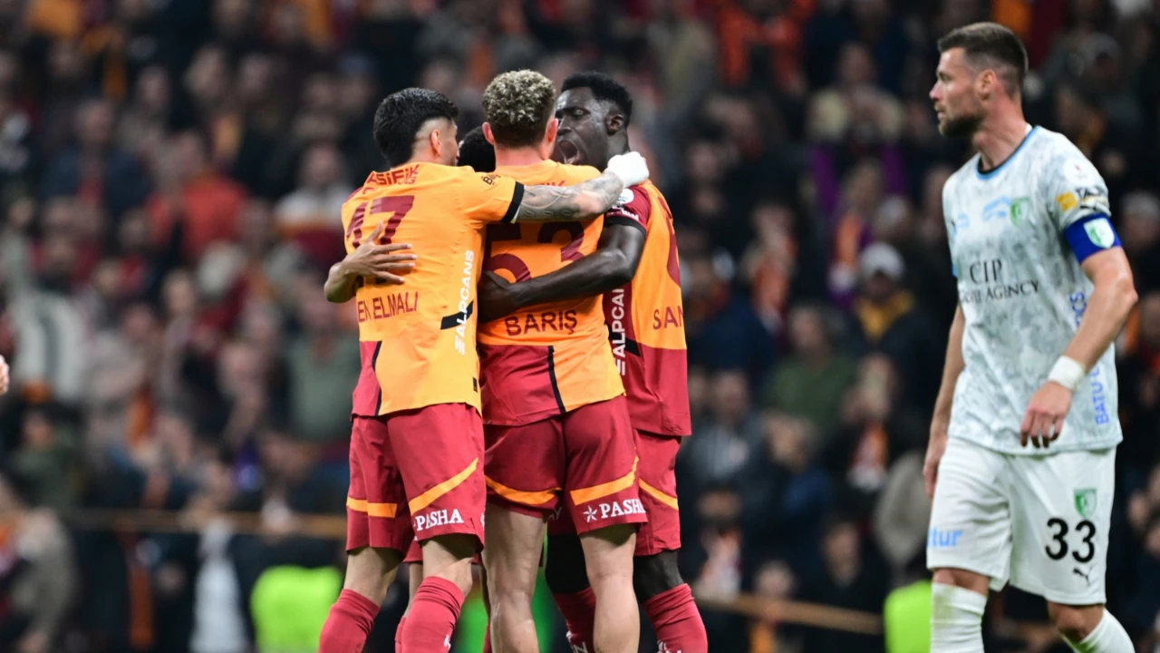 Galatasaray, Bodrum FK karşısında 2-0 kazanarak liderliğini sürdürdü