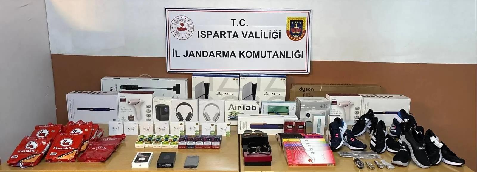 Isparta’da Jandarmadan Kaçakçılığa Darbe