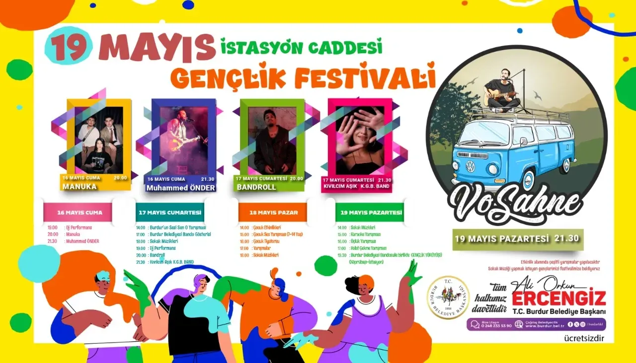 Burdur Gençlik Festivali Başlıyor! 1