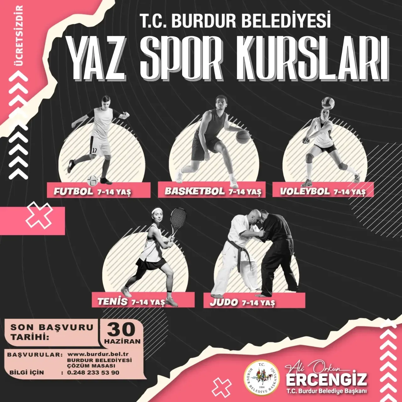 Burdur’da Yaz Sanat Ve Spor Kursları Ücretsiz 4