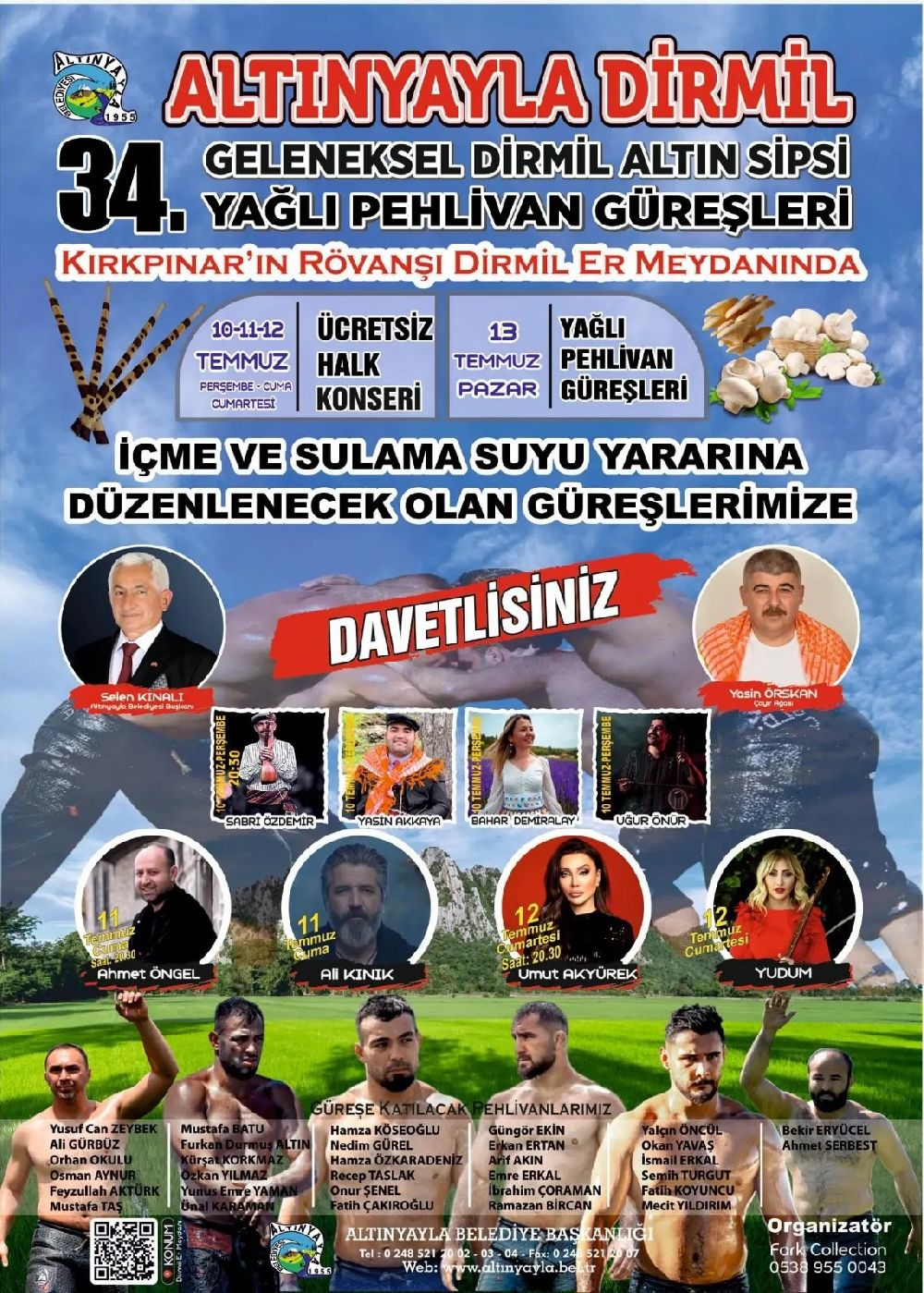 Dirmil’de Güreş Şöleni Başlıyor! 1