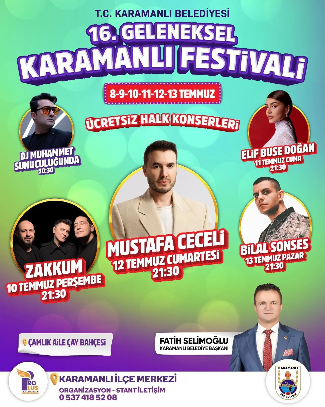 Karamanlı Festivali'nde Yıldızlar Geçidi! 1