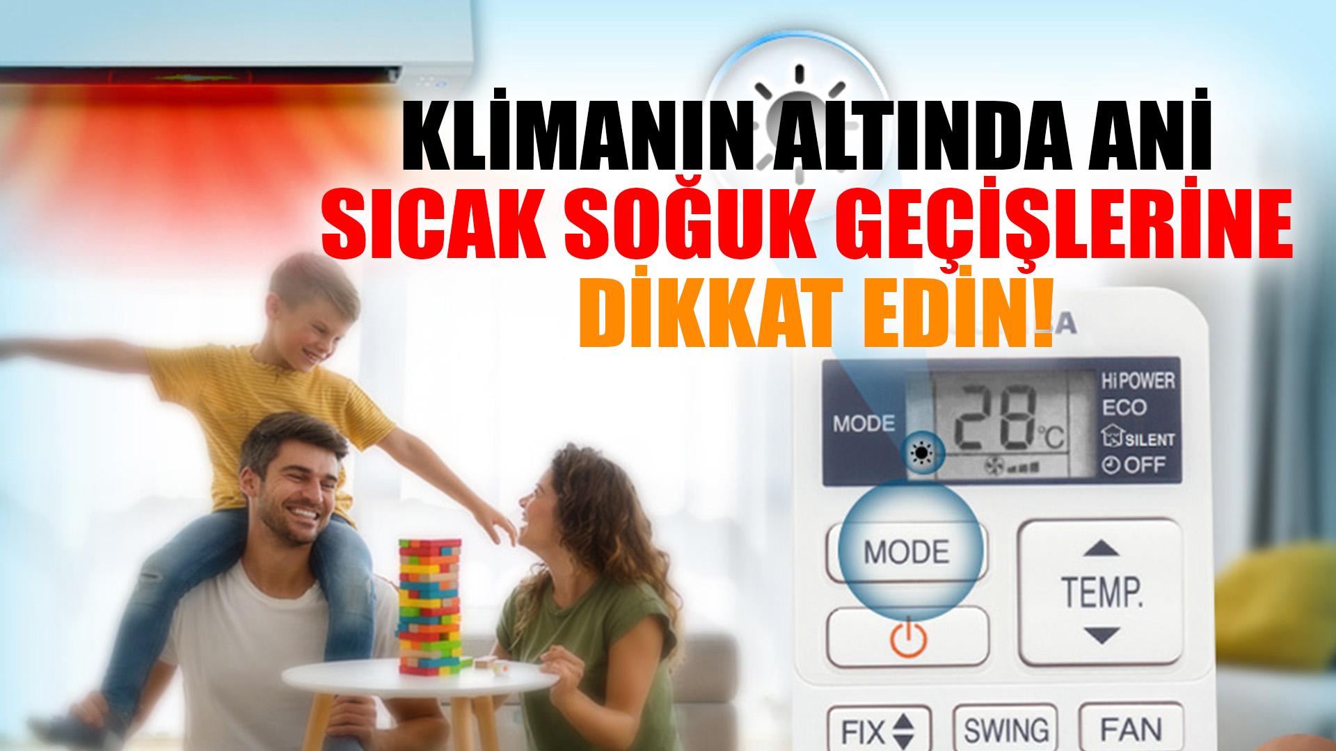 Kli̇manin Altinda Ani̇ Sicak Soğuk Geçi̇şleri̇ne Di̇kkat Edi̇n