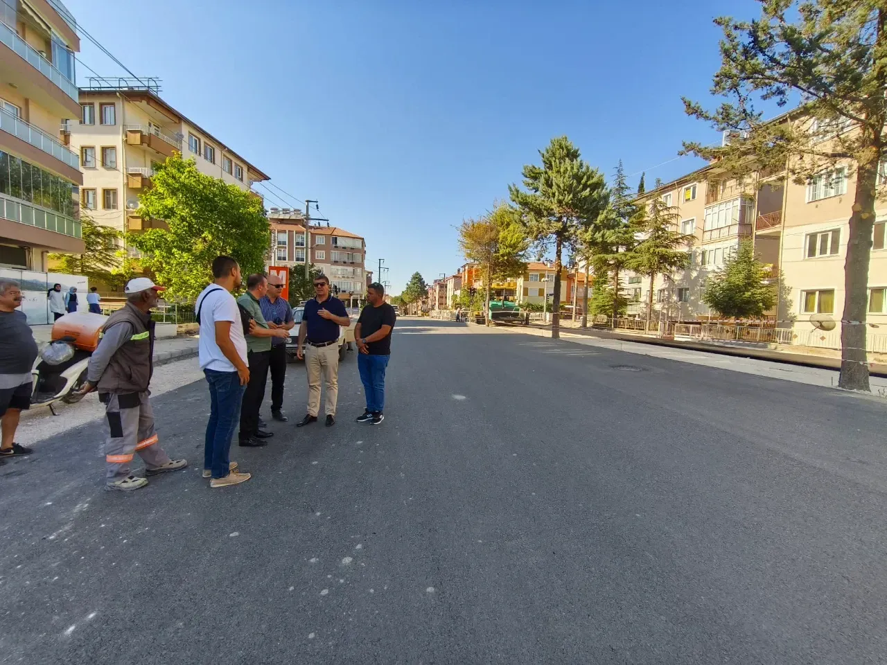 Burdur’da Gece Gündüz Çalıştılar! Nene Hatun Caddesi Yenilendi 3