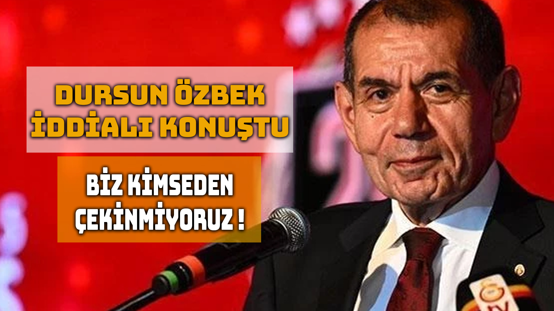 Başkan Dursun Özbek, Devler Ligi gruplarındaki güçlü rakiplerden çekinmediklerini söyledi.