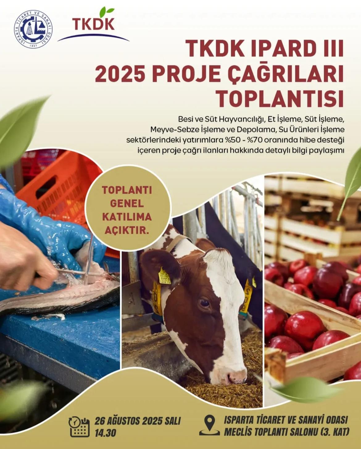Tkdk’dan Isparta’da Proje Çağrısı Toplantısı-1