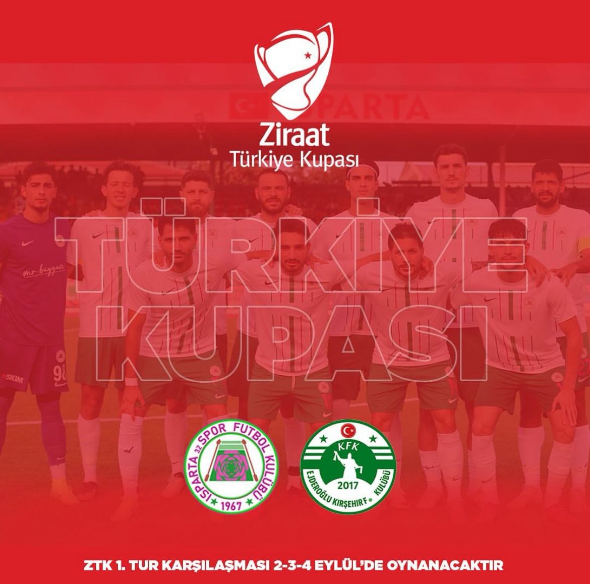 Isparta 32 Spor’un Ziraat Türkiye Kupası Rakibi Belli Oldu