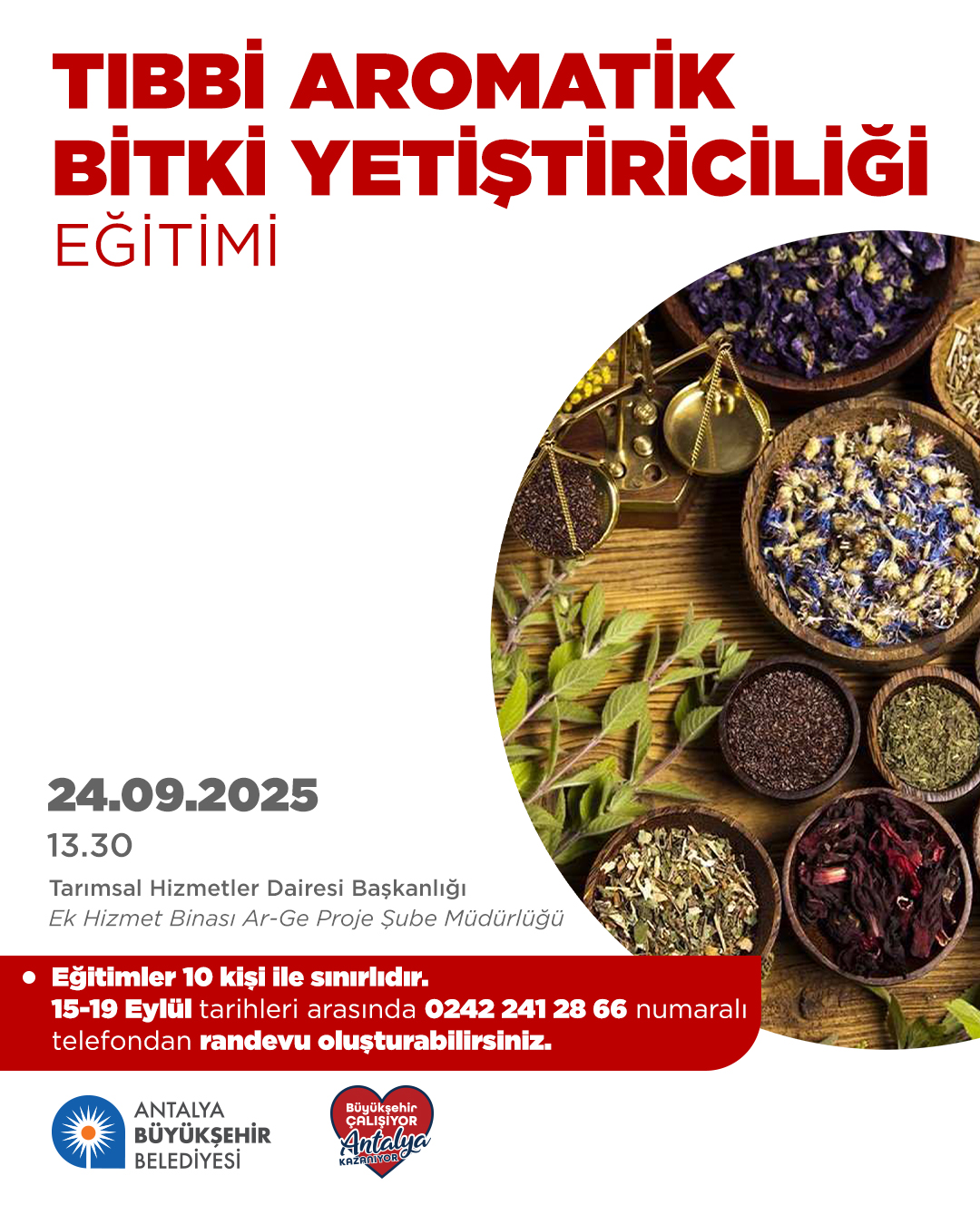 Antalya’da Tıbbi Aromatik Bitki Yetiştiriciliği Eğitimi-1