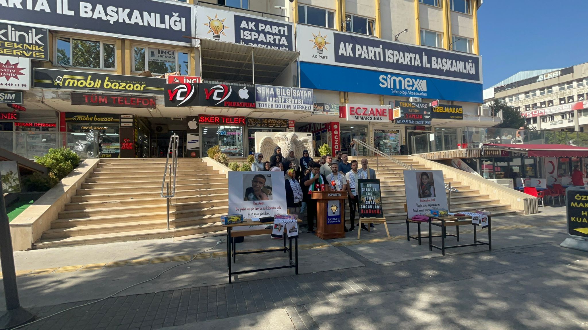 AK Parti Isparta’dan Gazze’deki çocuklara destek çağrısı-2