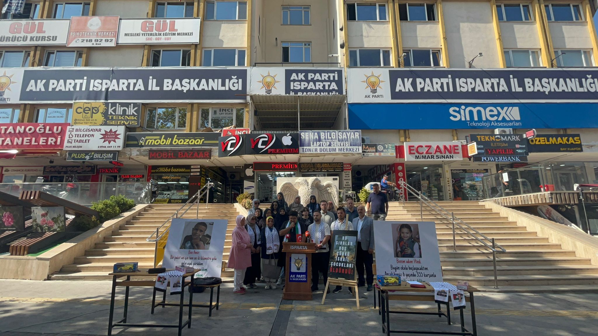 AK Parti Isparta’dan Gazze’deki çocuklara destek çağrısı-1
