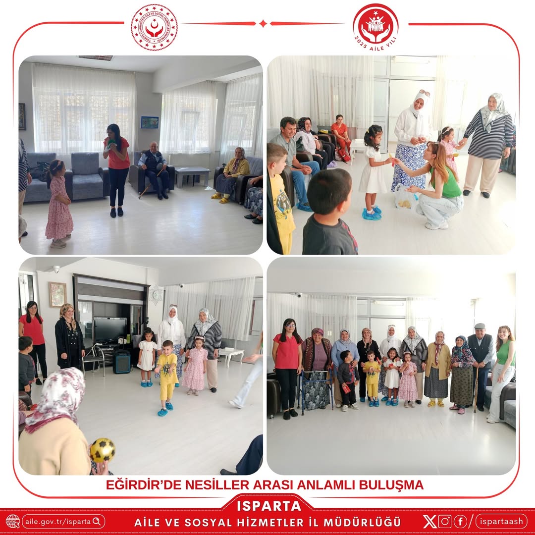 Eğirdir’de nesiller buluştu: Büyükler ve çocuklar aynı sofrada-1