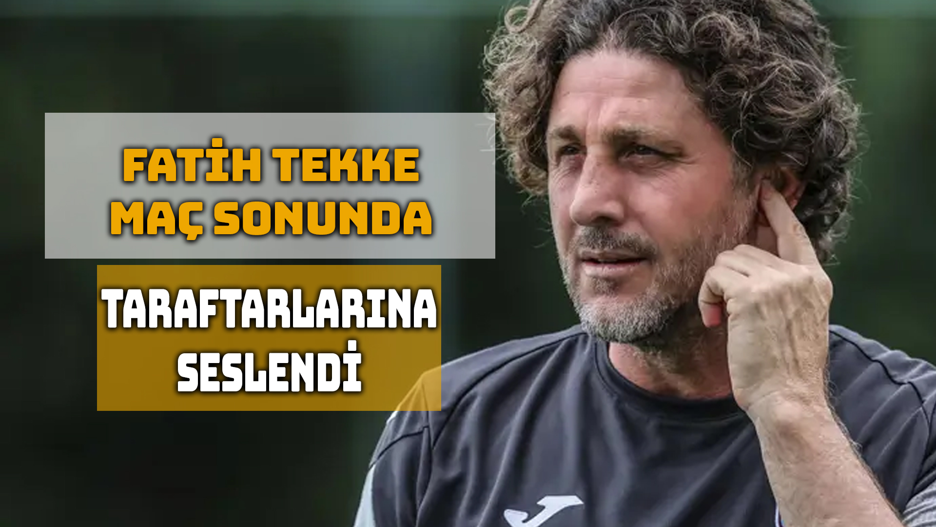Trabzonspor Teknik Direktörü Fatih Tekke: “Doğru Oyuncuları Bulmak İçin Sabırlı Olmalıyız”