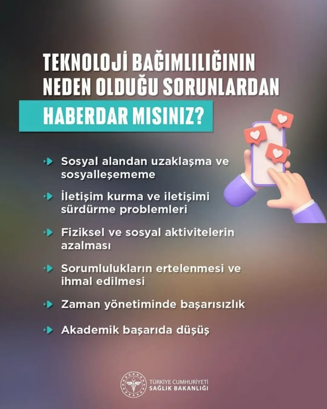 İl Sağlık Müdürlüğü'nden Teknoloji Bağımlılığına Karşı Uyarı-1