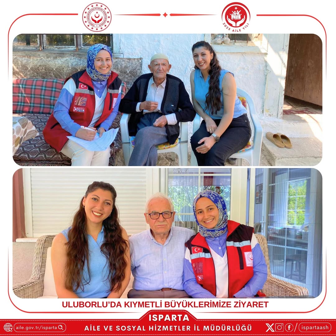 Uluborlu’da büyükler ziyaret edildi-1