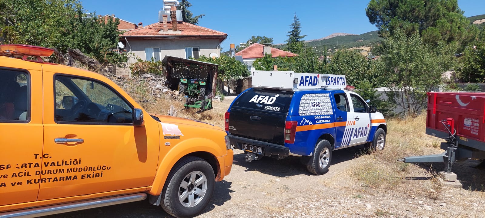 Isparta'da kaybolan 72 Yaşındaki Ahmet Bozkurt İçin Arama Çalışması Başlatıldı