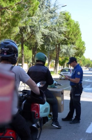Motosikletlilere Özel Denetim; 120 Sürücüye Ceza